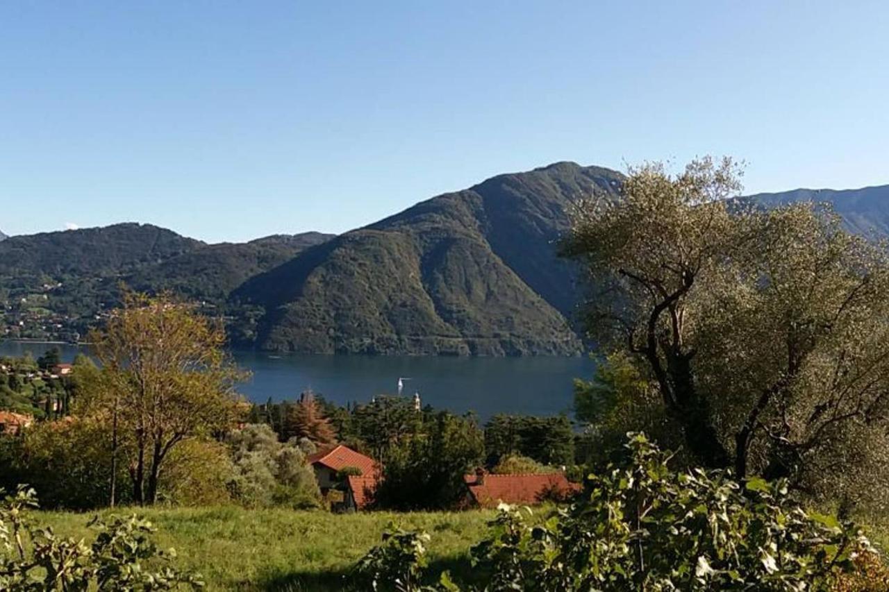 Casa Intignano - Camera Con Bagno E Portico Vista Lago เตรเมสโซ ภายนอก รูปภาพ
