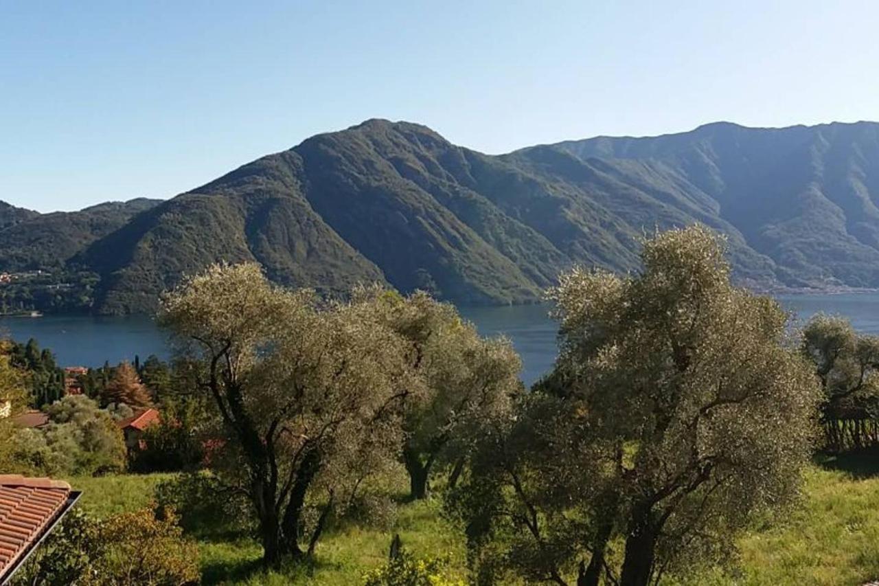 Casa Intignano - Camera Con Bagno E Portico Vista Lago เตรเมสโซ ภายนอก รูปภาพ
