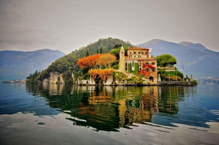 Casa Intignano - Camera Con Bagno E Portico Vista Lago เตรเมสโซ ภายนอก รูปภาพ
