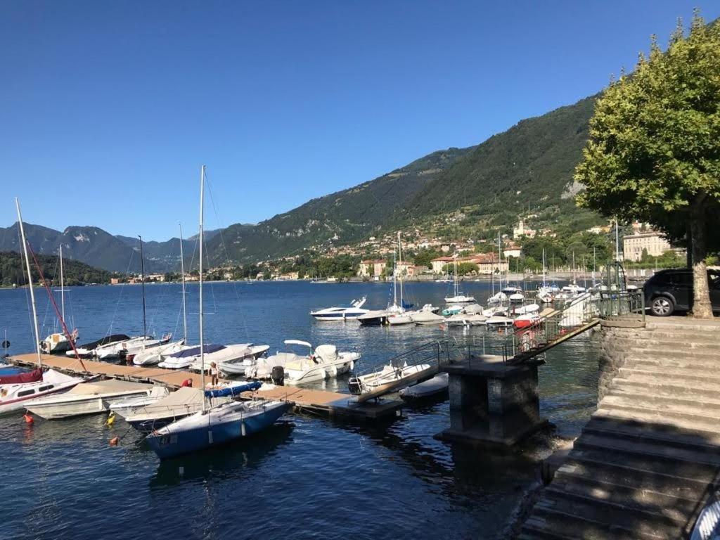 Casa Intignano - Camera Con Bagno E Portico Vista Lago เตรเมสโซ ภายนอก รูปภาพ